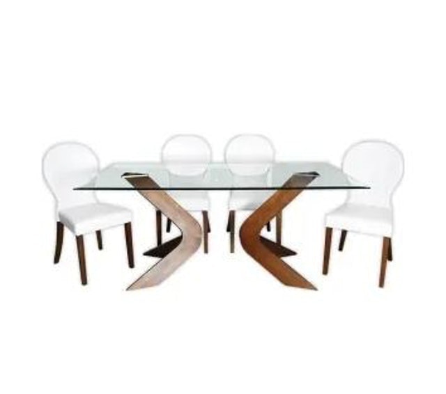 Informa X137282 SHADY DINING SET (1DT+6DC) WHITE 1